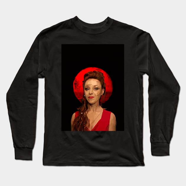 Rowena, Queen of Hell Long Sleeve T-Shirt by marv42